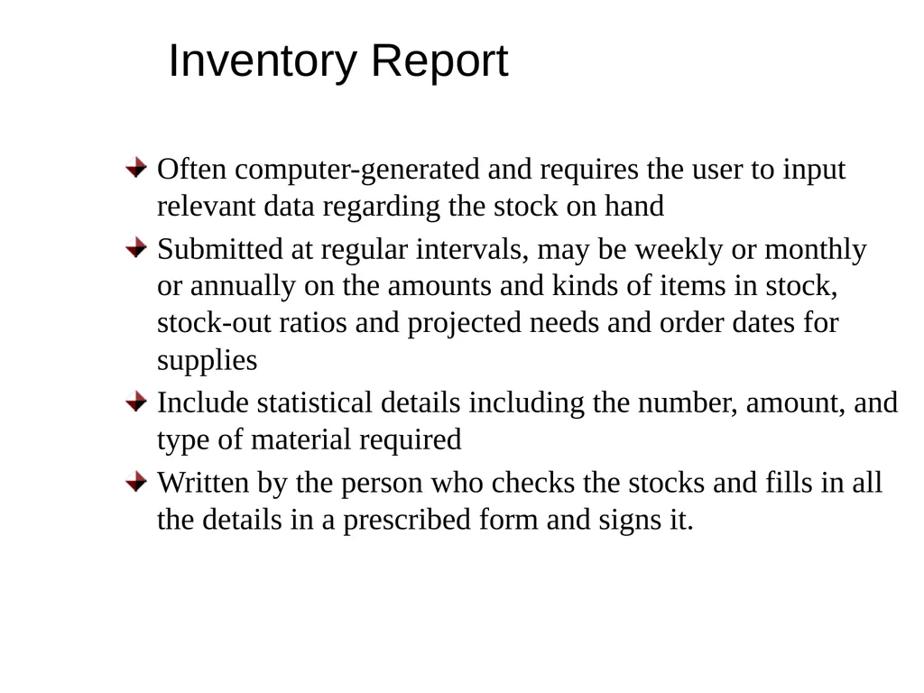 Business Reports Introduction Reports are written - slide 19 of 101