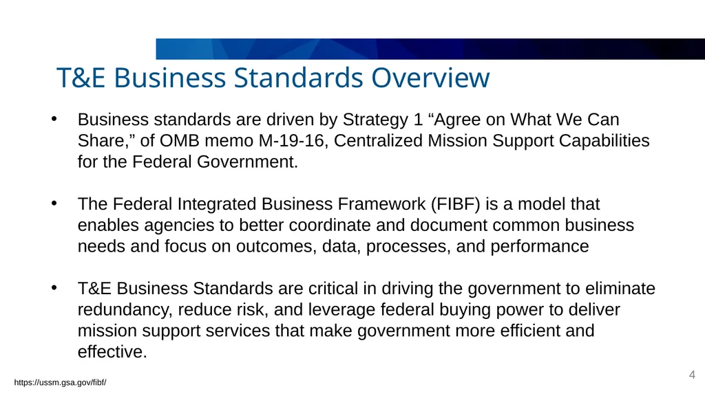New Travel & Expense (T&E) Business Standards - slide 4 of 15
