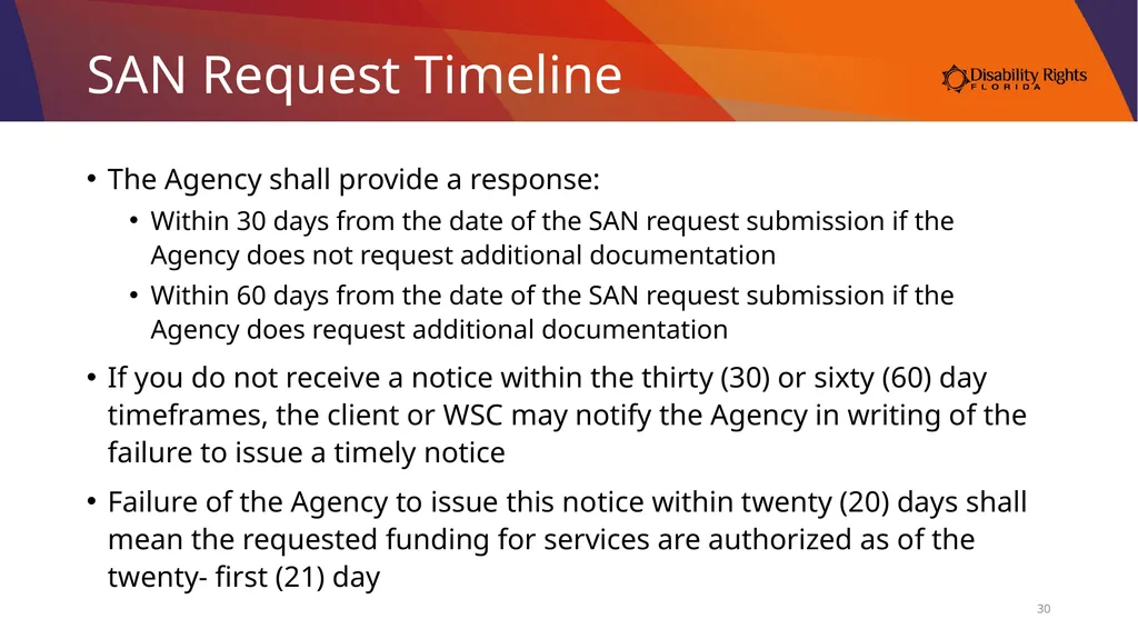Accessing Services Through the Medicaid iBudget - slide 30 of 36
