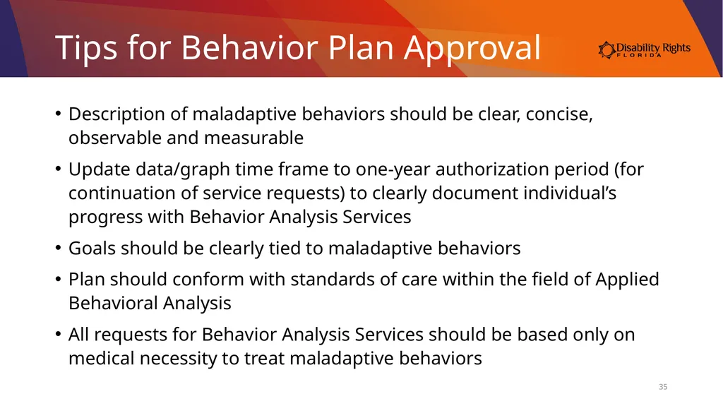 Accessing Services Through the Medicaid iBudget - slide 35 of 36