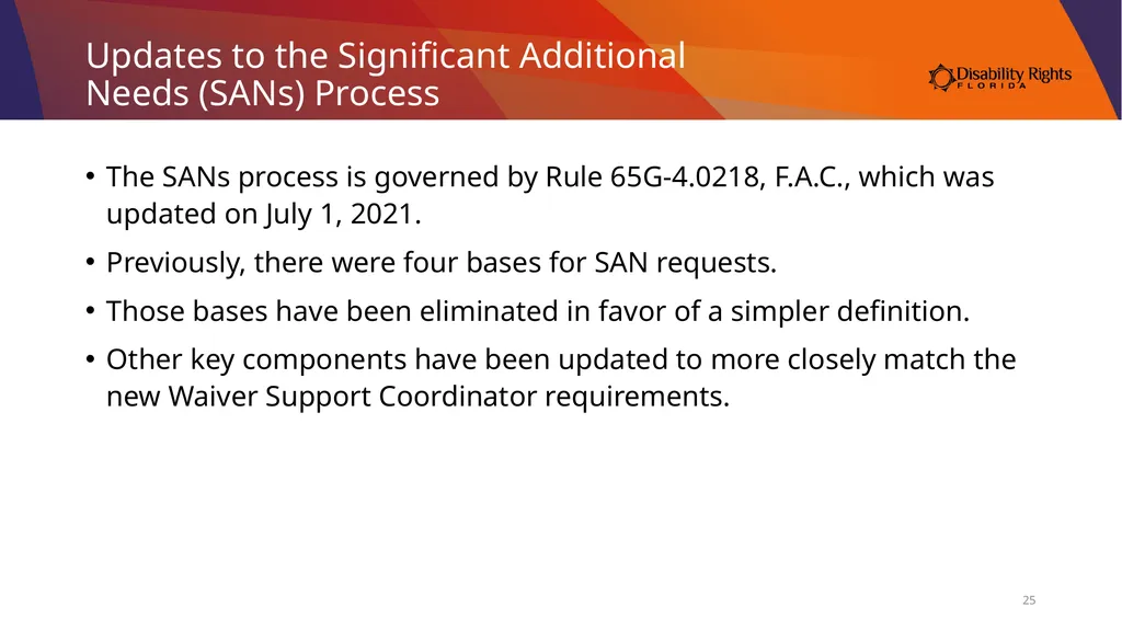 Accessing Services Through the Medicaid iBudget - slide 25 of 36