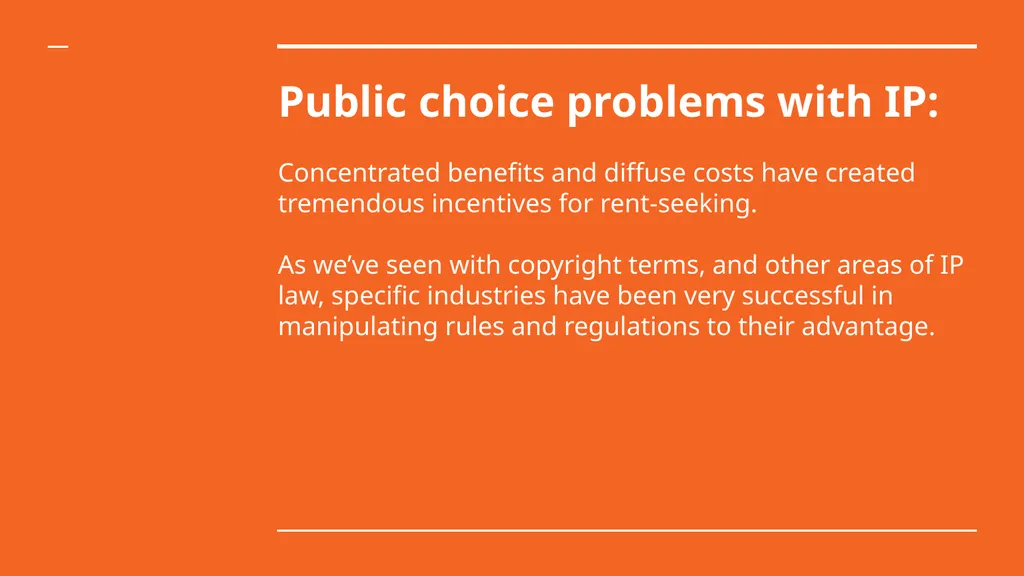 Libertarianism & Intellectual Property Dr. Wayne - slide 12 of 15