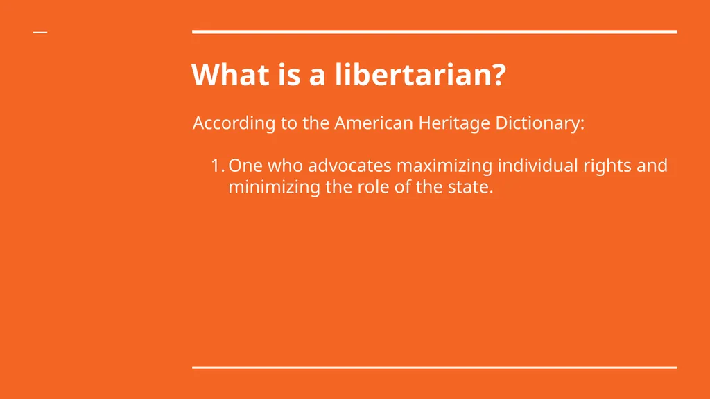Libertarianism & Intellectual Property Dr. Wayne - slide 2 of 15