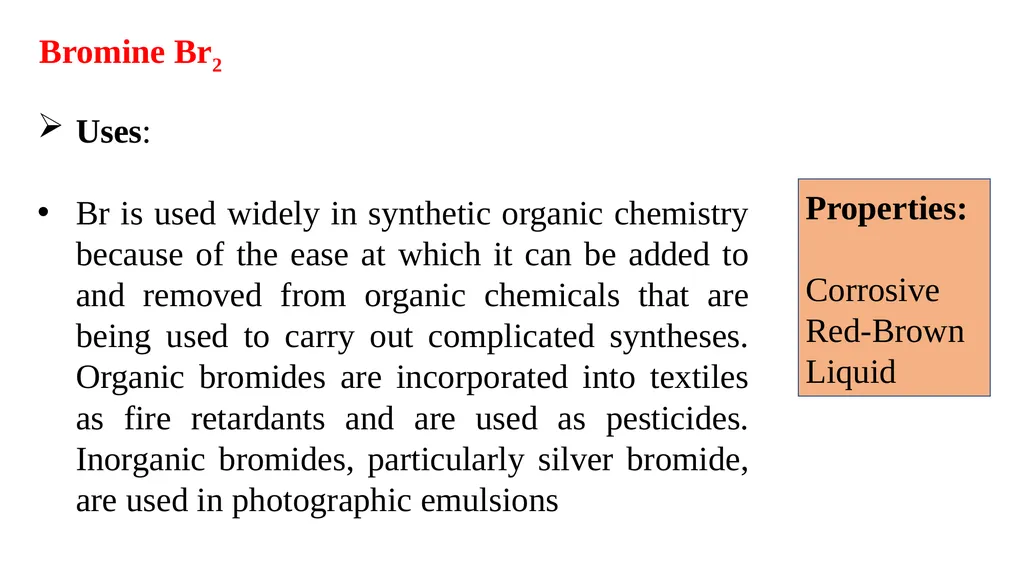 Group 17 The Halogens Electron configurations - slide 9 of 17