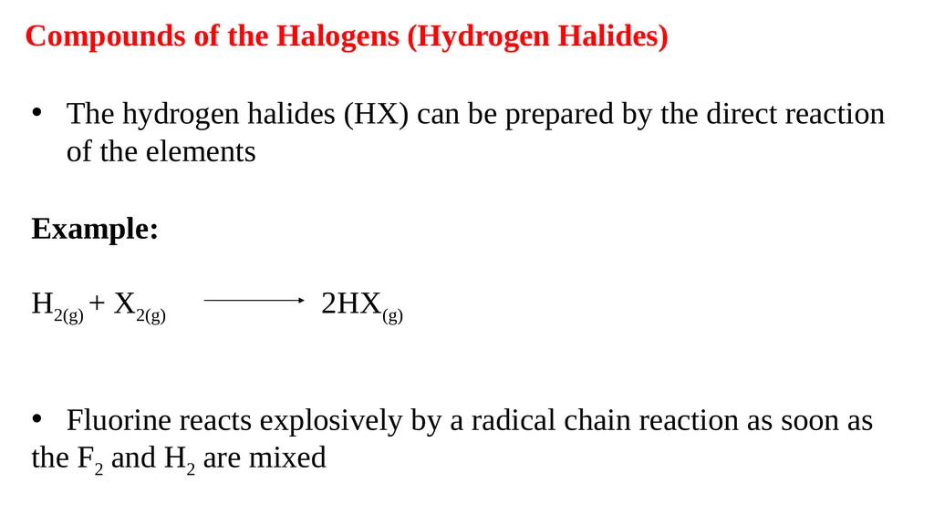 Group 17 The Halogens Electron configurations - slide 13 of 17