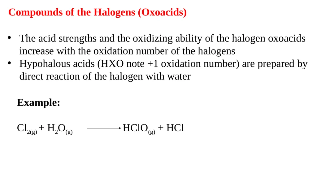 Group 17 The Halogens Electron configurations - slide 16 of 17