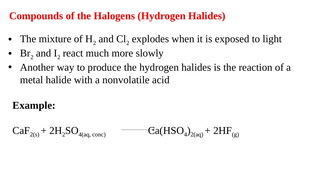 Group 17 The Halogens Electron configurations - slide 14 of 17