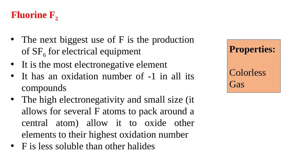 Group 17 The Halogens Electron configurations - slide 6 of 17