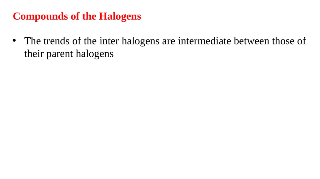 Group 17 The Halogens Electron configurations - slide 12 of 17
