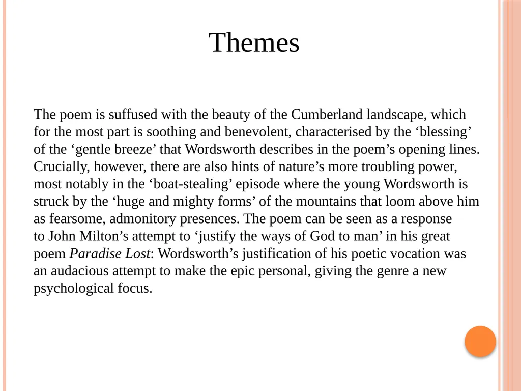 The Prelude (Book I) William Wordsworth Presented - slide 5 of 5