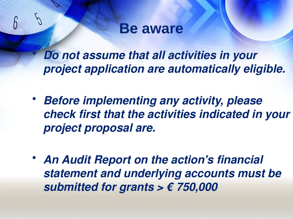 Financial Rules Reference documents to be - slide 29 of 35