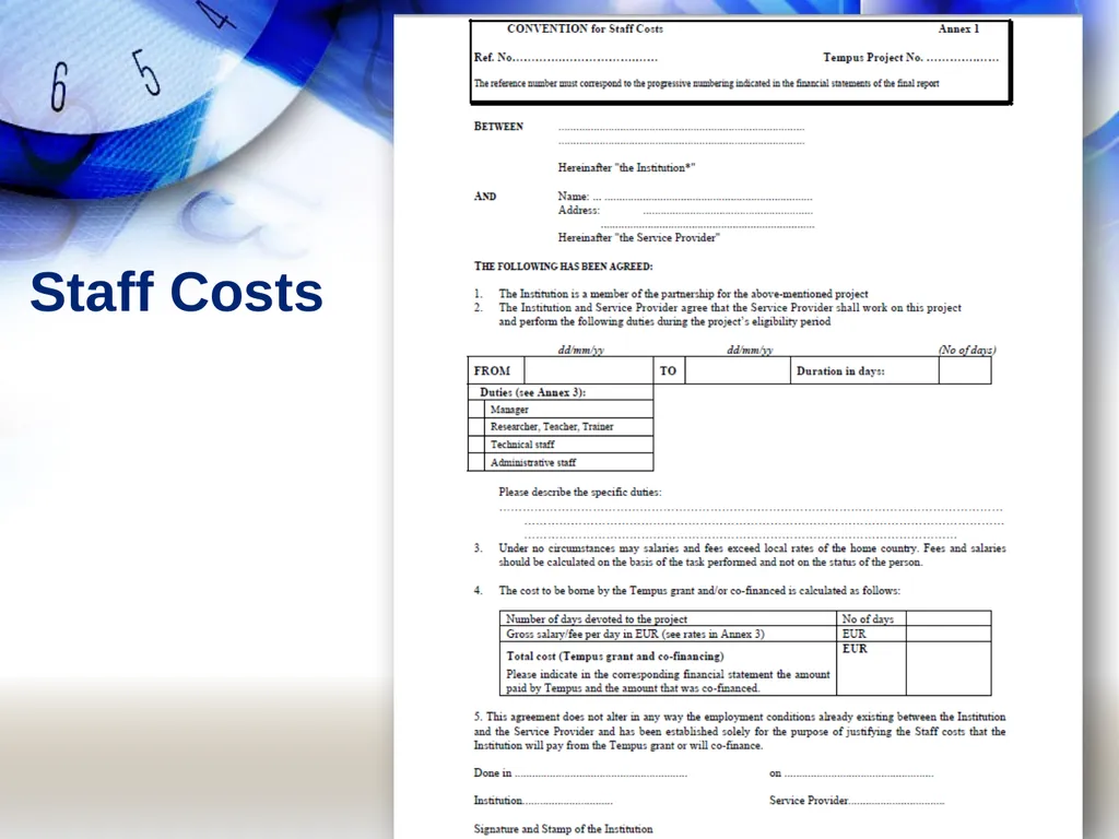 Financial Rules Reference documents to be - slide 32 of 35