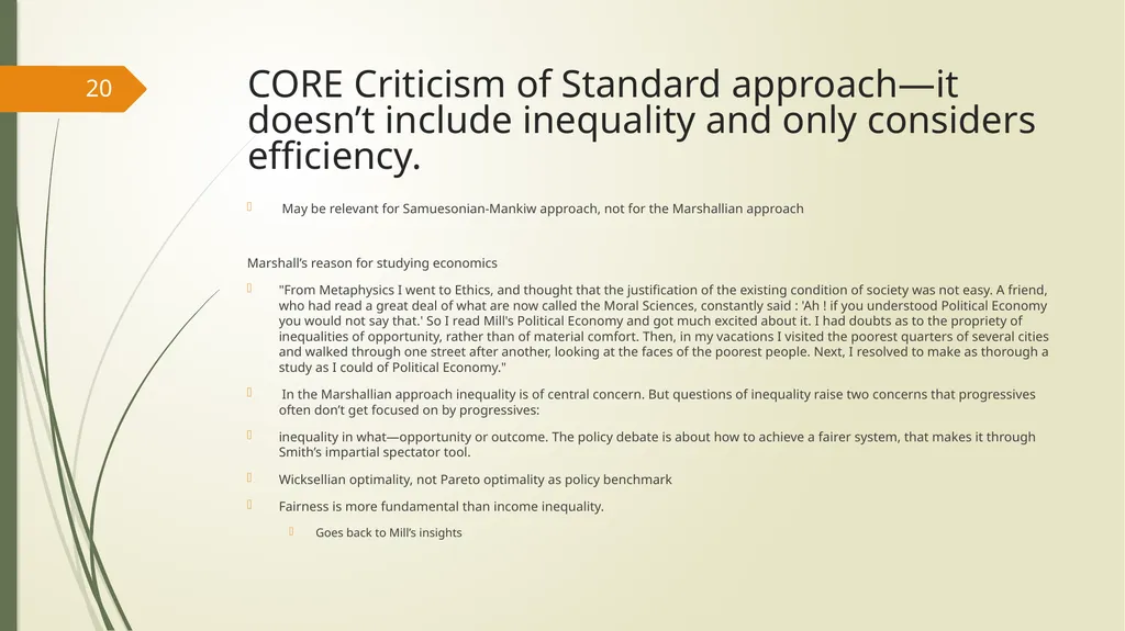 Teaching Nuanced Economics Dave Colander Keynote - slide 20 of 22
