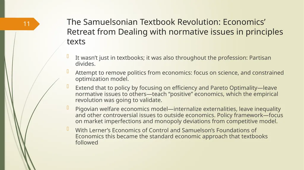 Teaching Nuanced Economics Dave Colander Keynote - slide 11 of 22