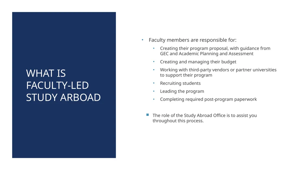 Faculty-Led Study Abroad Info Session Jessie - slide 3 of 14
