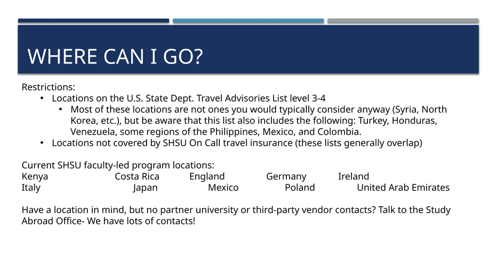 Faculty-Led Study Abroad Info Session Jessie - slide 5 of 14