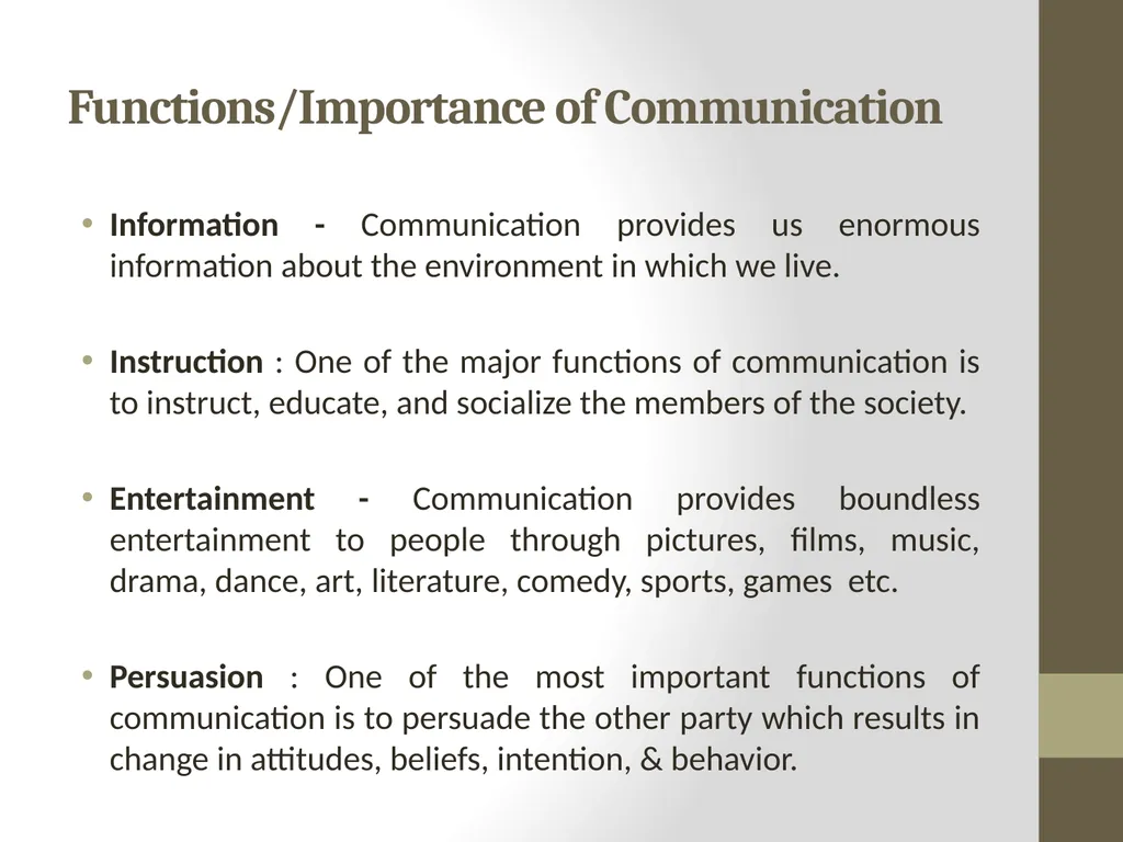 Unit - I Communication: Meaning and importance of - slide 5 of 196