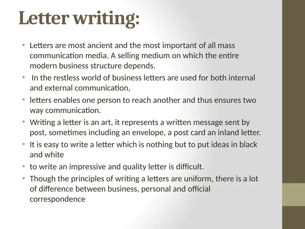 Unit - I Communication: Meaning and importance of - slide 52 of 196