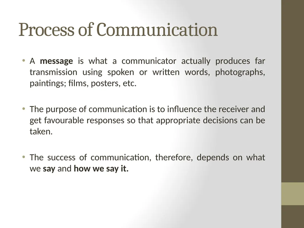 Unit - I Communication: Meaning and importance of - slide 11 of 196