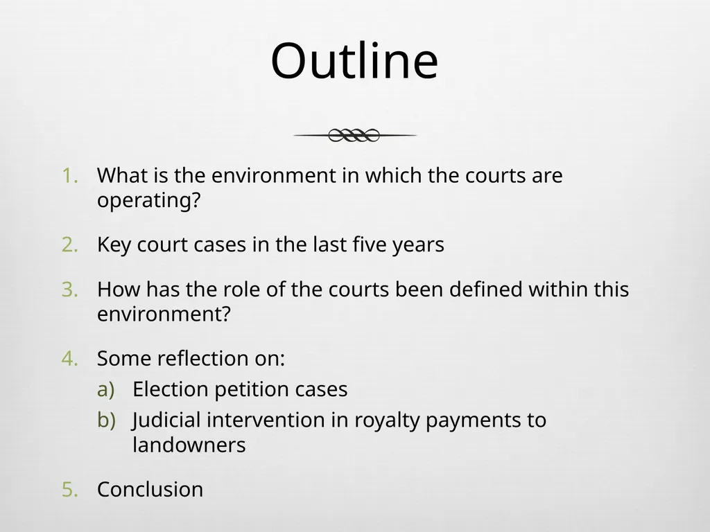 BEYOND THE APEC YEAR The Role of the Judiciary in - slide 2 of 9