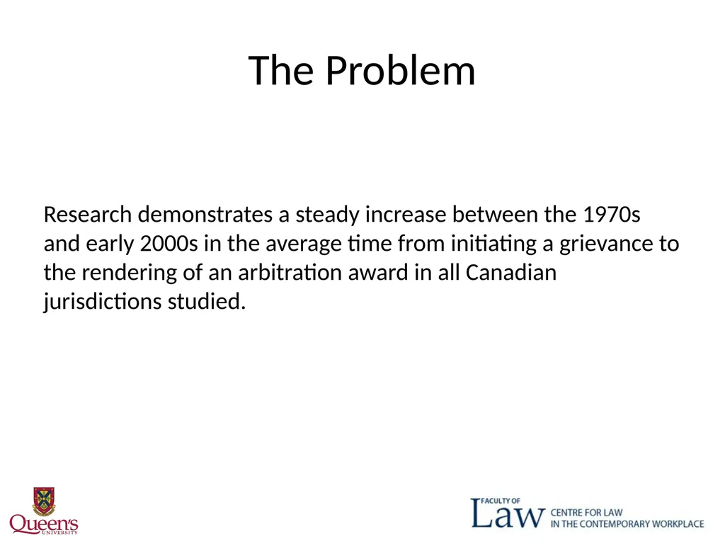 Weber Delay? October 30, 2015 "One Law for All": - slide 2 of 29