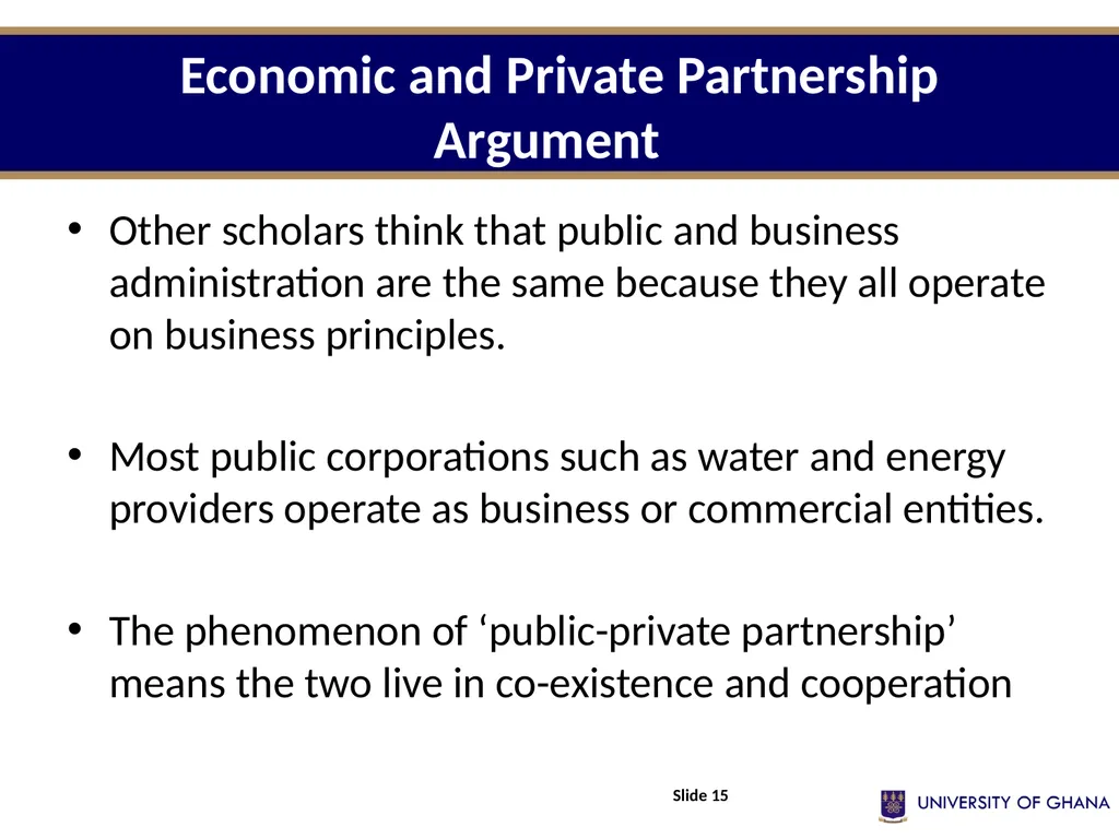 POLI 213 INTRODUCTION TO PUBLIC ADMINISTRATION - slide 15 of 27