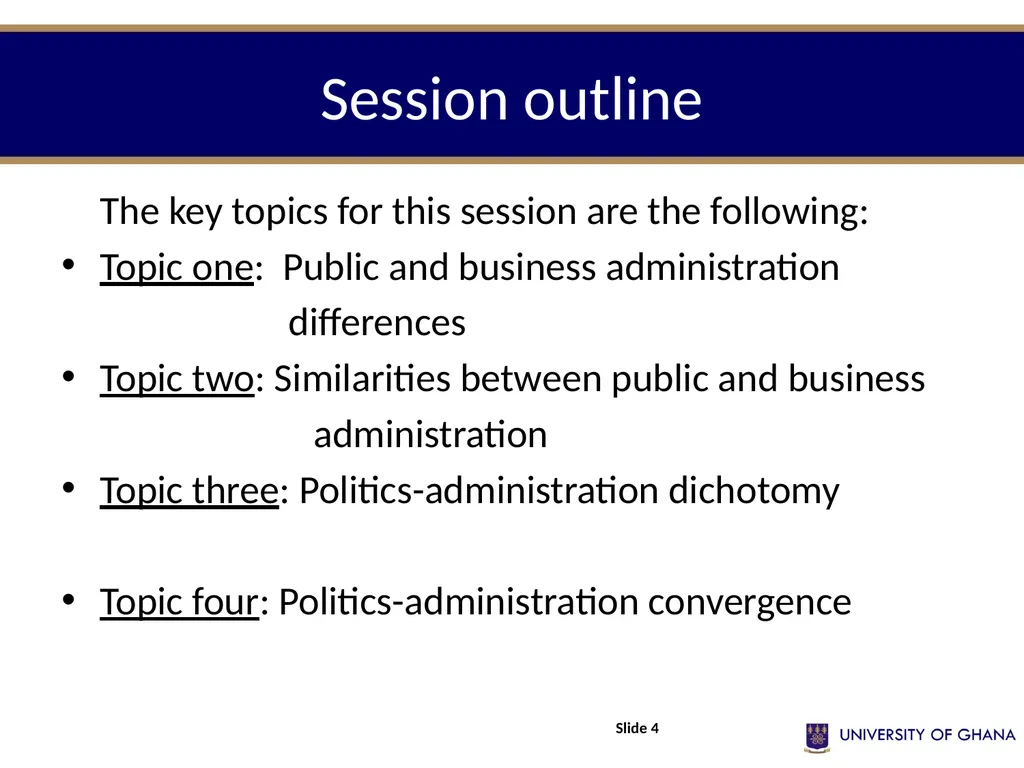 POLI 213 INTRODUCTION TO PUBLIC ADMINISTRATION - slide 4 of 27