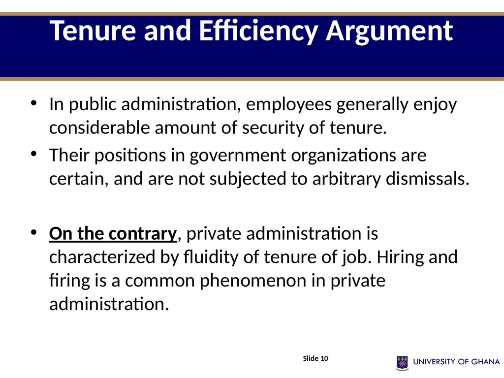 POLI 213 INTRODUCTION TO PUBLIC ADMINISTRATION - slide 10 of 27