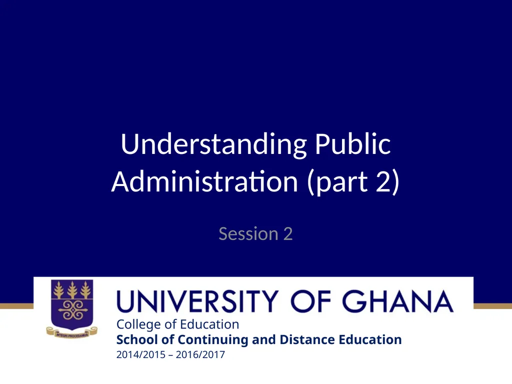 POLI 213 INTRODUCTION TO PUBLIC ADMINISTRATION - slide 2 of 27