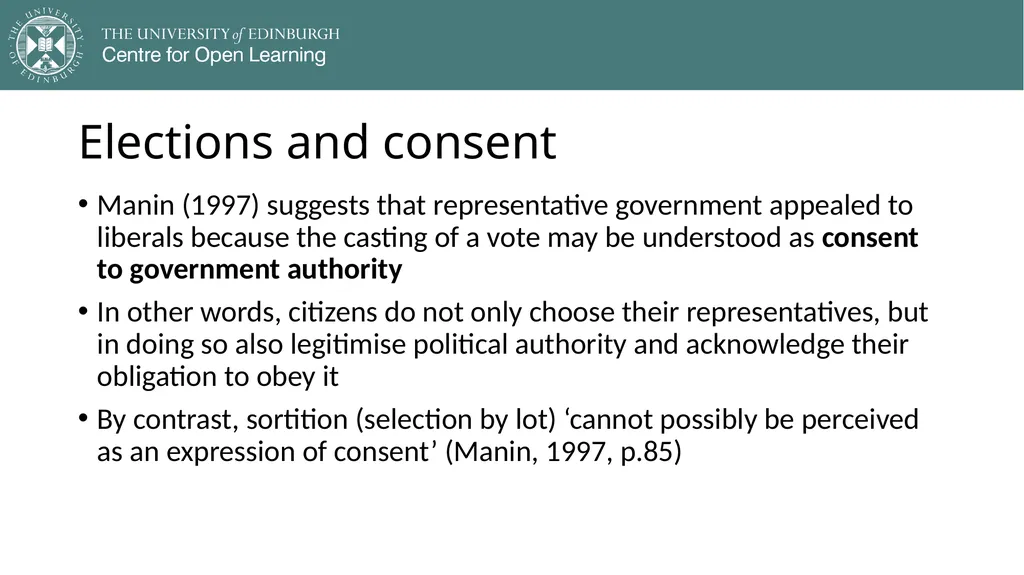 Democracy in Theory and Practice 4. Classic - slide 24 of 32