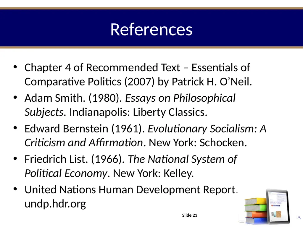 POLI 214 Introduction to Comparative Politics - slide 23 of 23
