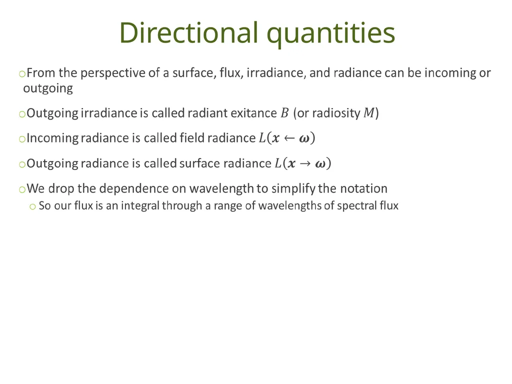 Understanding Basic Concepts in Radiometry Duong - slide 11 of 41