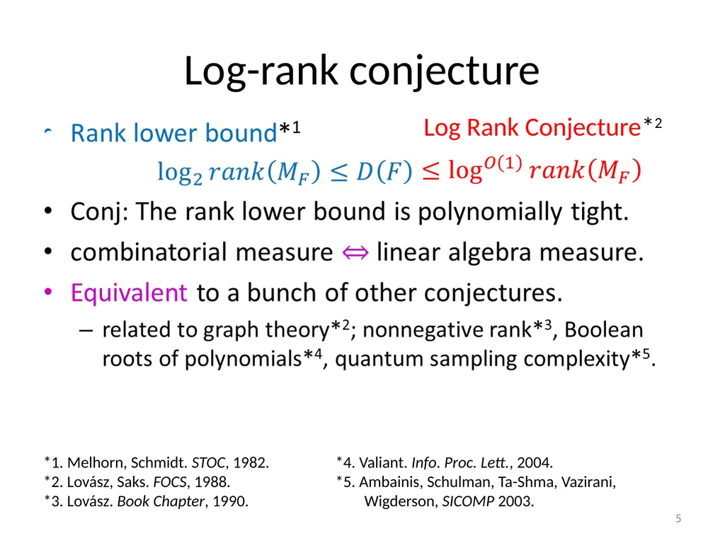 Effcient quantum protocols for XOR functions - slide 5 of 18
