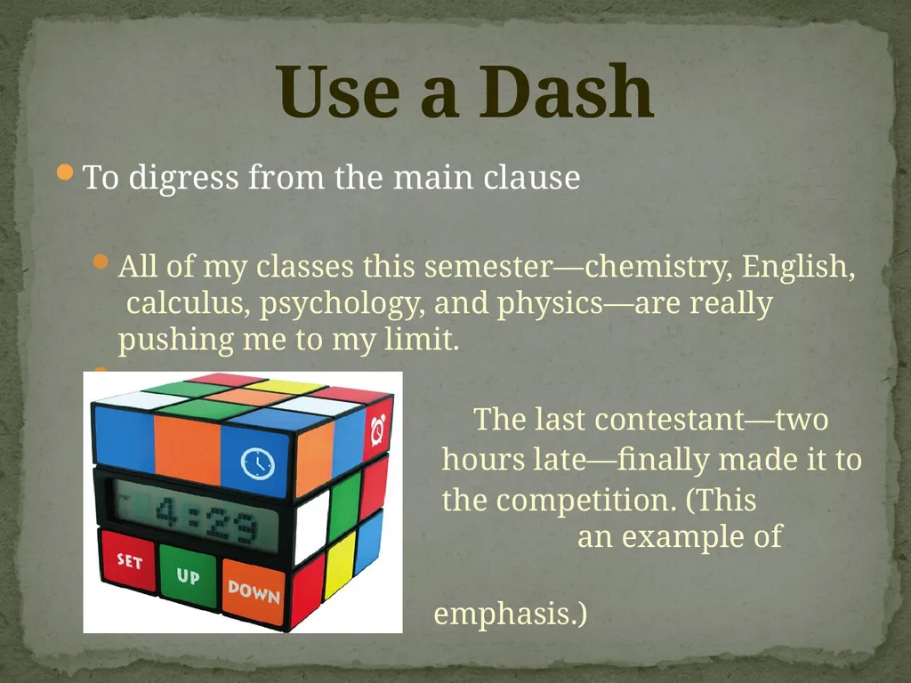 UWF Writing Lab Hyphens and Dashes A Mini-Lesson - slide 8 of 10