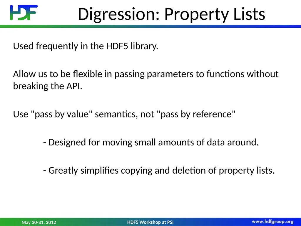 HDF5 File Image Operations Dana Robinson The HDF - slide 8 of 21
