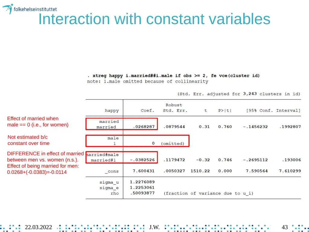8 Individual Fixed Effects Regression Jonathan - slide 43 of 49