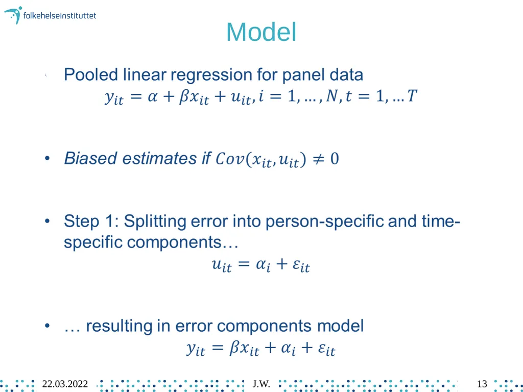 8 Individual Fixed Effects Regression Jonathan - slide 13 of 49