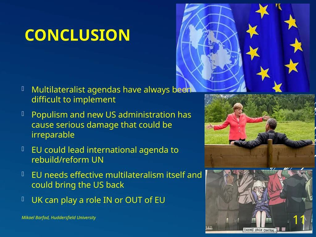 Filling the Vacuum: who will save multilateralism? - slide 11 of 12