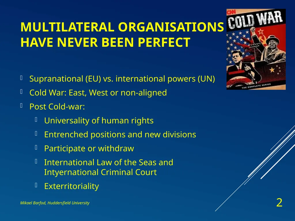 Filling the Vacuum: who will save multilateralism? - slide 2 of 12