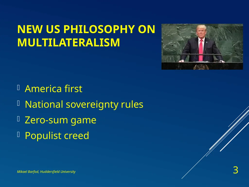 Filling the Vacuum: who will save multilateralism? - slide 3 of 12