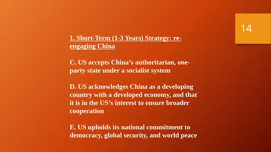 A Flexible Framework to Achieve Strategic - slide 14 of 18