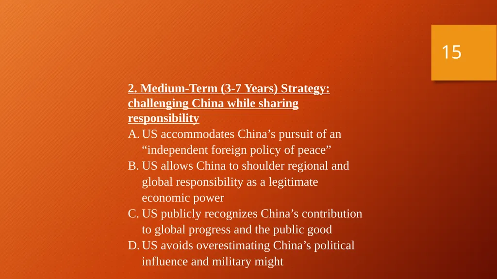 A Flexible Framework to Achieve Strategic - slide 15 of 18