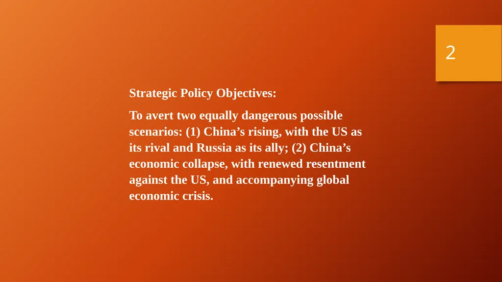 A Flexible Framework to Achieve Strategic - slide 2 of 18