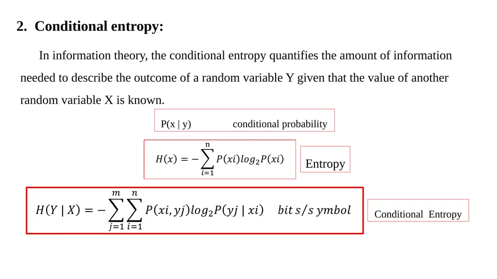 Information Theory and coding Fourth stage By: - slide 6 of 12