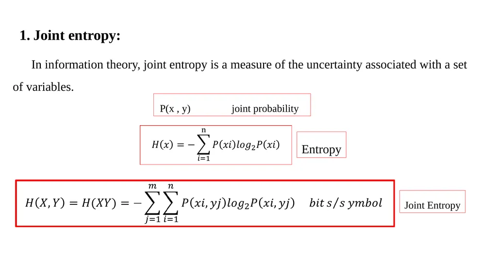 Information Theory and coding Fourth stage By: - slide 5 of 12