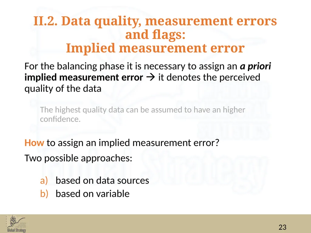 Food Balance Sheets Data for FBS compilation: data - slide 23 of 36