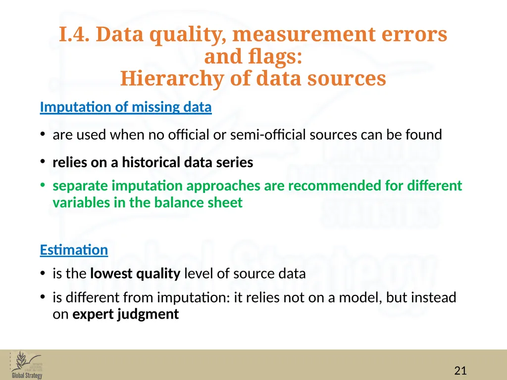 Food Balance Sheets Data for FBS compilation: data - slide 21 of 36