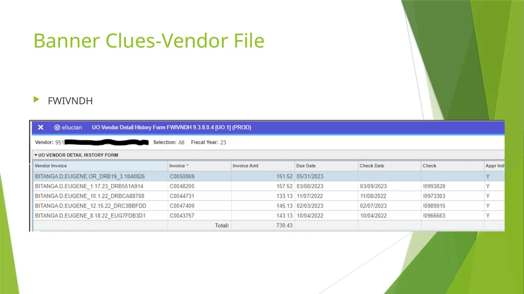 Concur Reports and Banner Documents How to Easily - slide 4 of 7