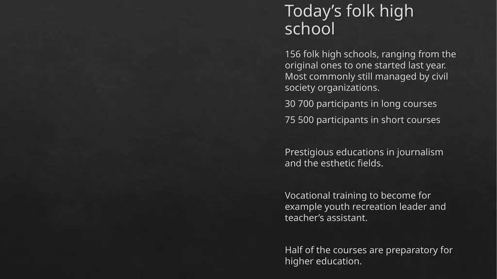 Folk high schools and folkbildning Gustav - slide 4 of 5