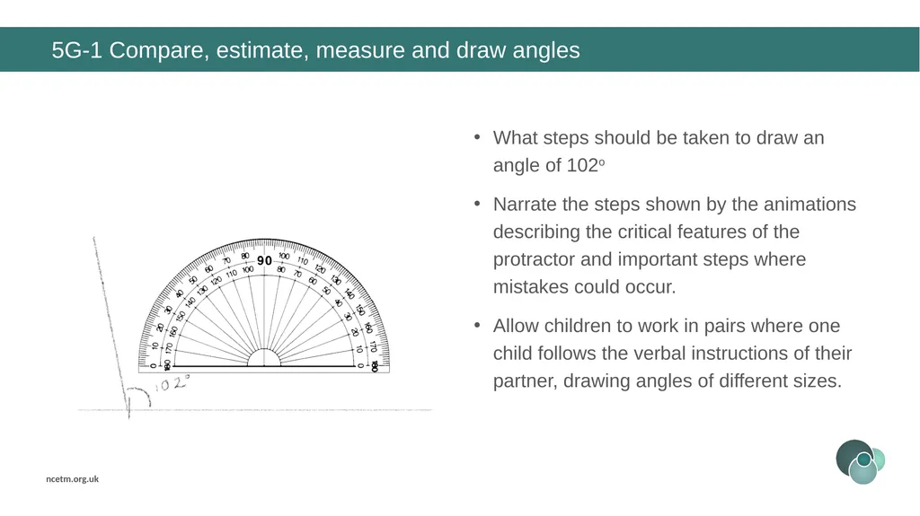 Year 5, Unit 10 Angles Curriculum Prioritisation - slide 33 of 34